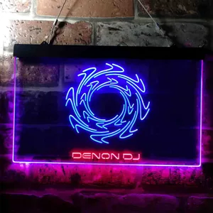 Denon DJ Logo Neon-Like LED Sign