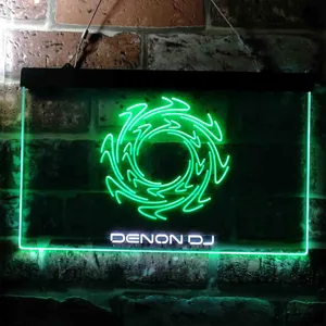 Denon DJ Logo Neon-Like LED Sign