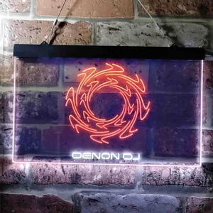 Denon DJ Logo Neon-Like LED Sign