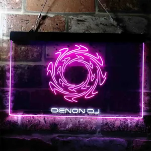 Denon DJ Logo Neon-Like LED Sign