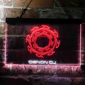 Denon DJ Logo Neon-Like LED Sign