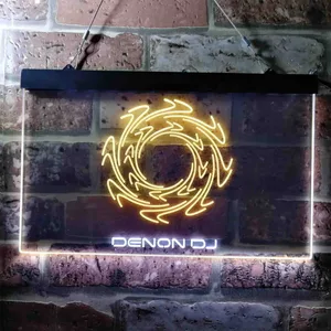 Denon DJ Logo Neon-Like LED Sign