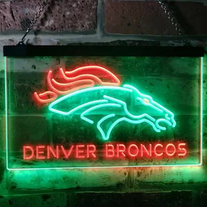 Denver Broncos Neon-Like LED Sign