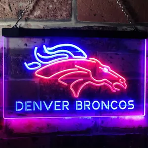 Denver Broncos Neon-Like LED Sign