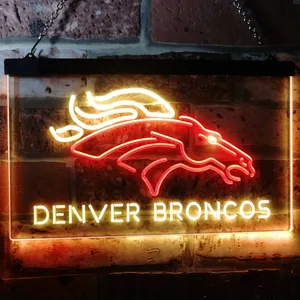 Denver Broncos Neon-Like LED Sign