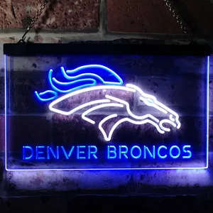 Denver Broncos Neon-Like LED Sign