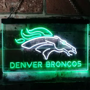 Denver Broncos Neon-Like LED Sign
