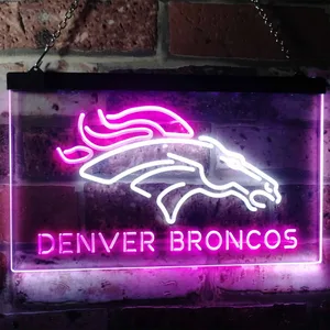 Denver Broncos Neon-Like LED Sign