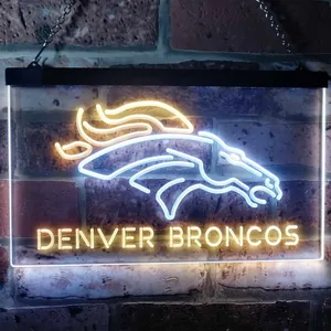 Denver Broncos Neon-Like LED Sign