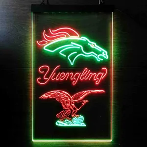 Denver Broncos Yuengling Neon-Like LED Sign