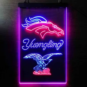 Denver Broncos Yuengling Neon-Like LED Sign