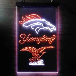 Denver Broncos Yuengling Neon-Like LED Sign
