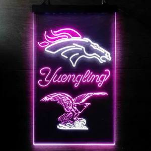Denver Broncos Yuengling Neon-Like LED Sign