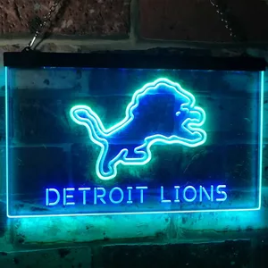 Detroit Lions Neon-Like LED Sign