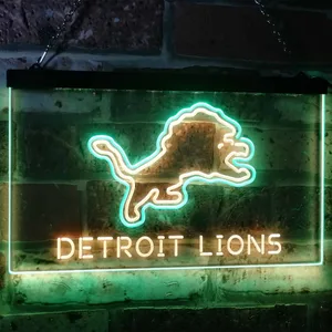 Detroit Lions Neon-Like LED Sign