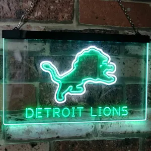 Detroit Lions Neon-Like LED Sign