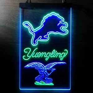 Detroit Lions Yuengling Neon-Like LED Sign