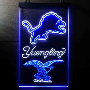 Detroit Lions Yuengling Neon-Like LED Sign