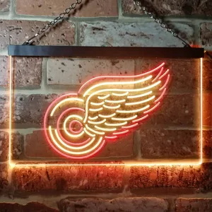 Detroit Red Wings Logo 1 Neon-Like LED Sign