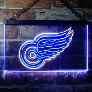Detroit Red Wings Logo 1 Neon-Like LED Sign