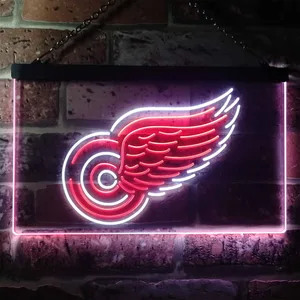 Detroit Red Wings Logo 1 Neon-Like LED Sign