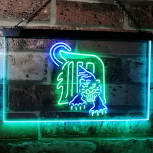 Detroit Tigers Logo 1 Neon-Like LED Sign - Legacy Edition