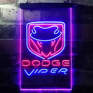 Dodge Viper Fangs 2 Neon-Like LED Sign