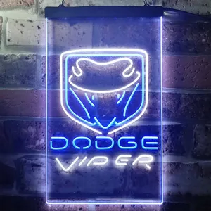 Dodge Viper Fangs 2 Neon-Like LED Sign