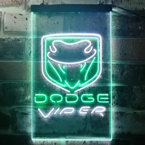 Dodge Viper Fangs 2 Neon-Like LED Sign