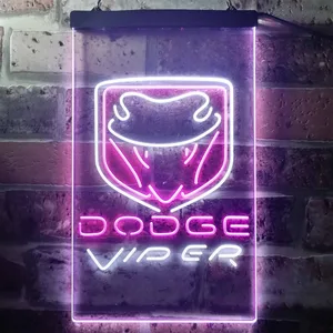 Dodge Viper Fangs 2 Neon-Like LED Sign