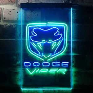 Dodge Viper Fangs Neon-Like LED Sign