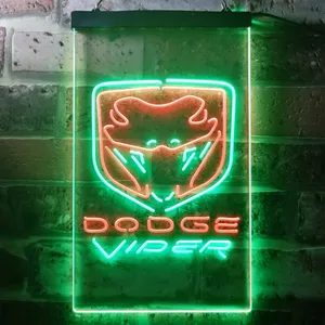 Dodge Viper Fangs Neon-Like LED Sign