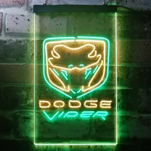 Dodge Viper Fangs Neon-Like LED Sign
