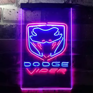 Dodge Viper Fangs Neon-Like LED Sign