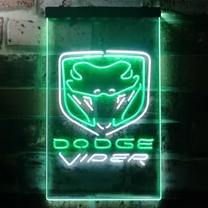 Dodge Viper Fangs Neon-Like LED Sign