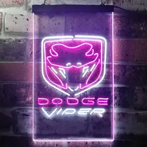 Dodge Viper Fangs Neon-Like LED Sign