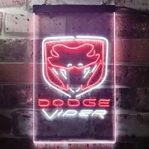 Dodge Viper Fangs Neon-Like LED Sign