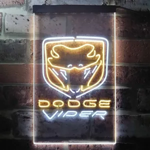 Dodge Viper Fangs Neon-Like LED Sign