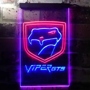Dodge Viper GTS Neon-Like LED Sign