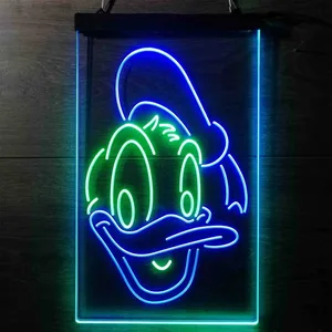 Donald Duck Head Neon-Like LED Sign