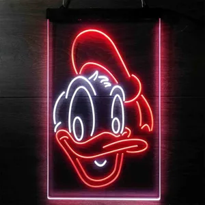 Donald Duck Head Neon-Like LED Sign