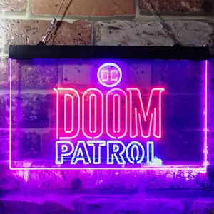 Doom Patrol Neon-Like LED Sign