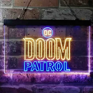 Doom Patrol Neon-Like LED Sign