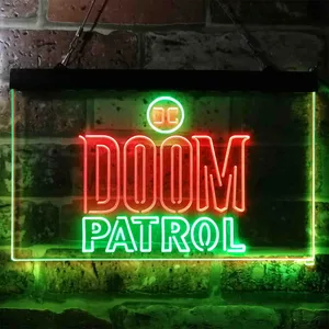 Doom Patrol Neon-Like LED Sign