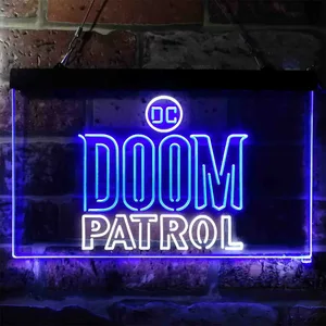 Doom Patrol Neon-Like LED Sign