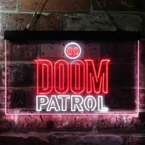 Doom Patrol Neon-Like LED Sign
