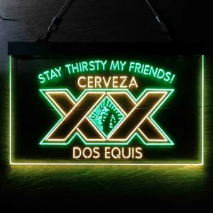 Dos Equis Stay Thirsty My Friends Neon-Like LED Sign