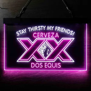 Dos Equis Stay Thirsty My Friends Neon-Like LED Sign