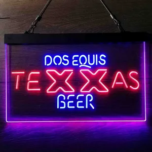 Dos Equis Texas Beer Neon-Like LED Sign