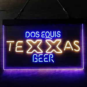 Dos Equis Texas Beer Neon-Like LED Sign